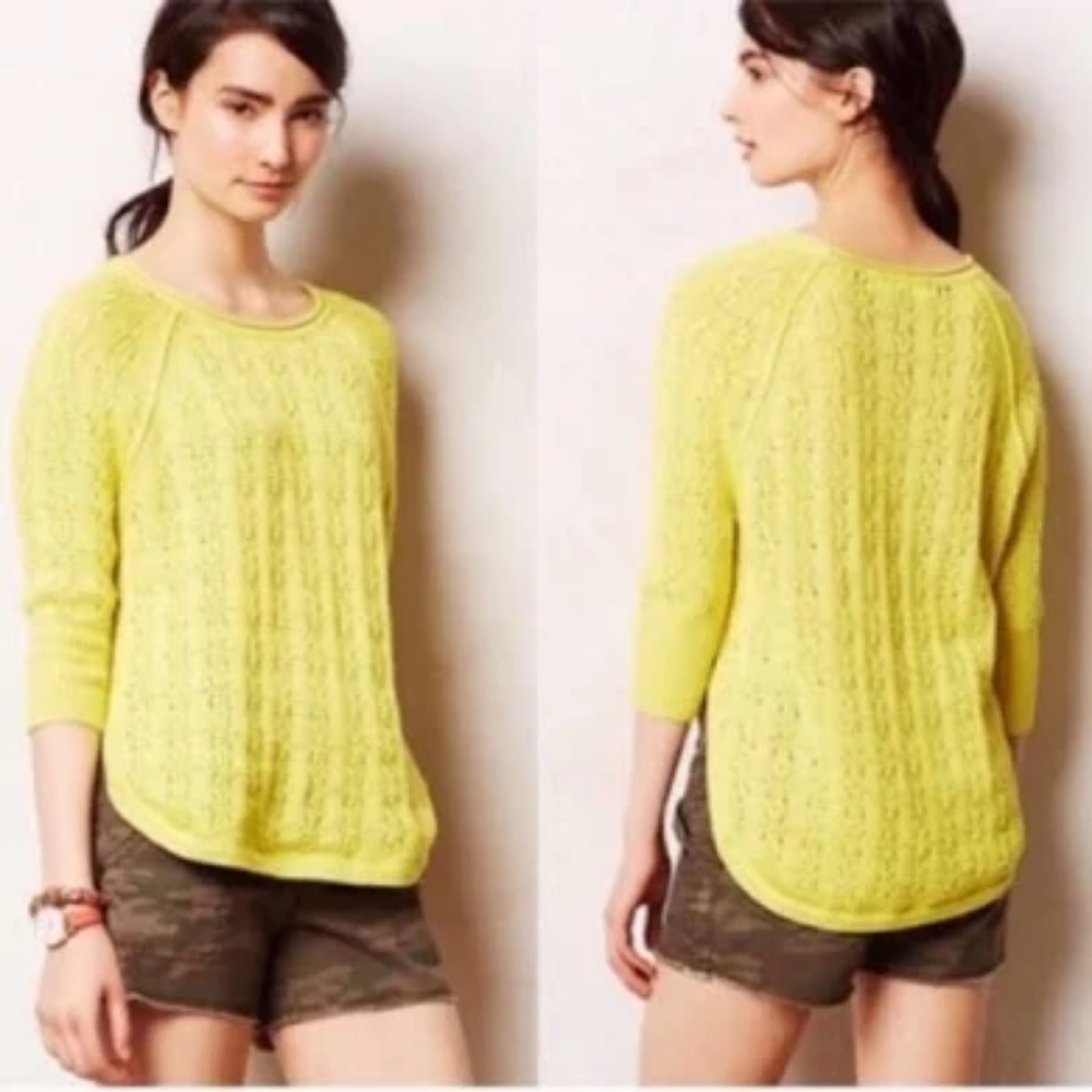 Anthropologie Sparrow Knit Sweater Size Small